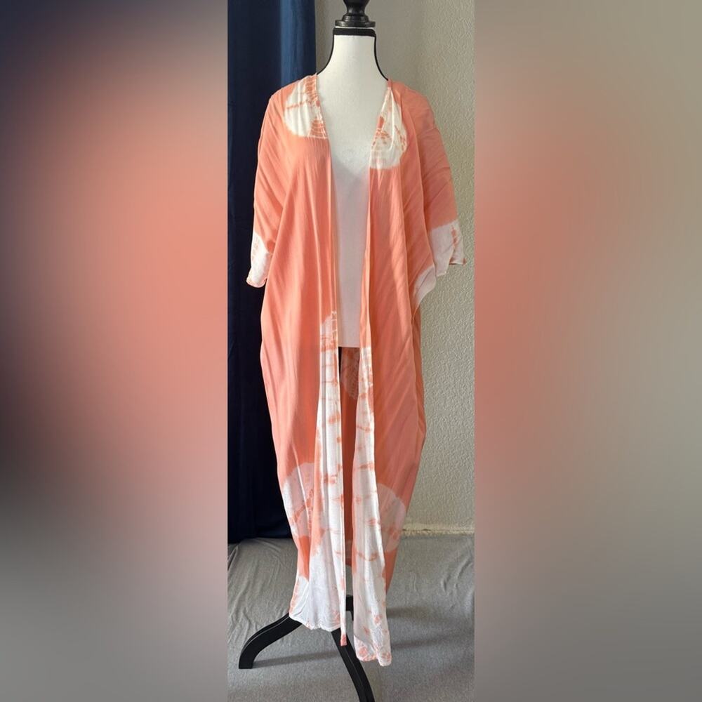 VENUS Coral Kimono / Beach Coverup | One Size Fits Most